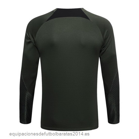Nuevo Sudadera Entrenamiento Barcelona 23/24 Verde Marino Baratas